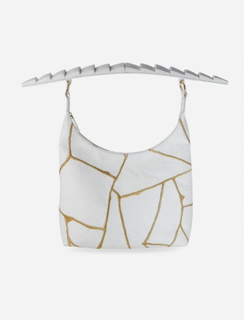 Akira Shoulder Bag in Ivory - Econock