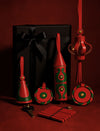 Diwali Bag Charms Set of 5 (Anar, Chakri, Lantern, Patakha, Rocket)