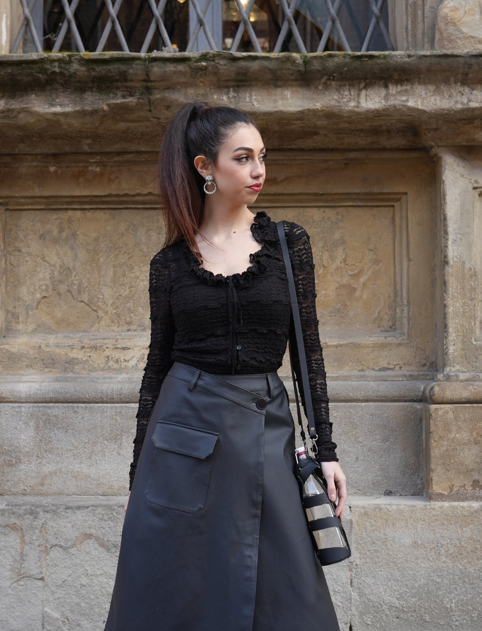 Shorai Armure Leather Bottle Case