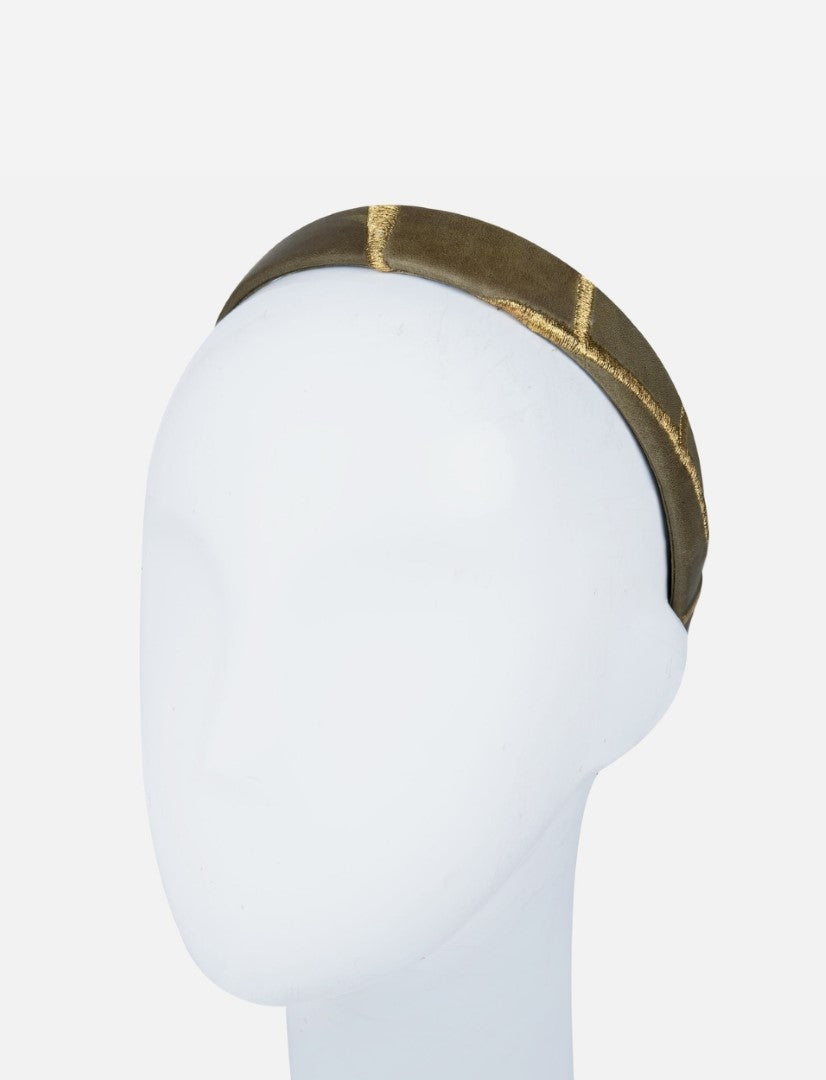 Ivy HairBand in Olive - Econock