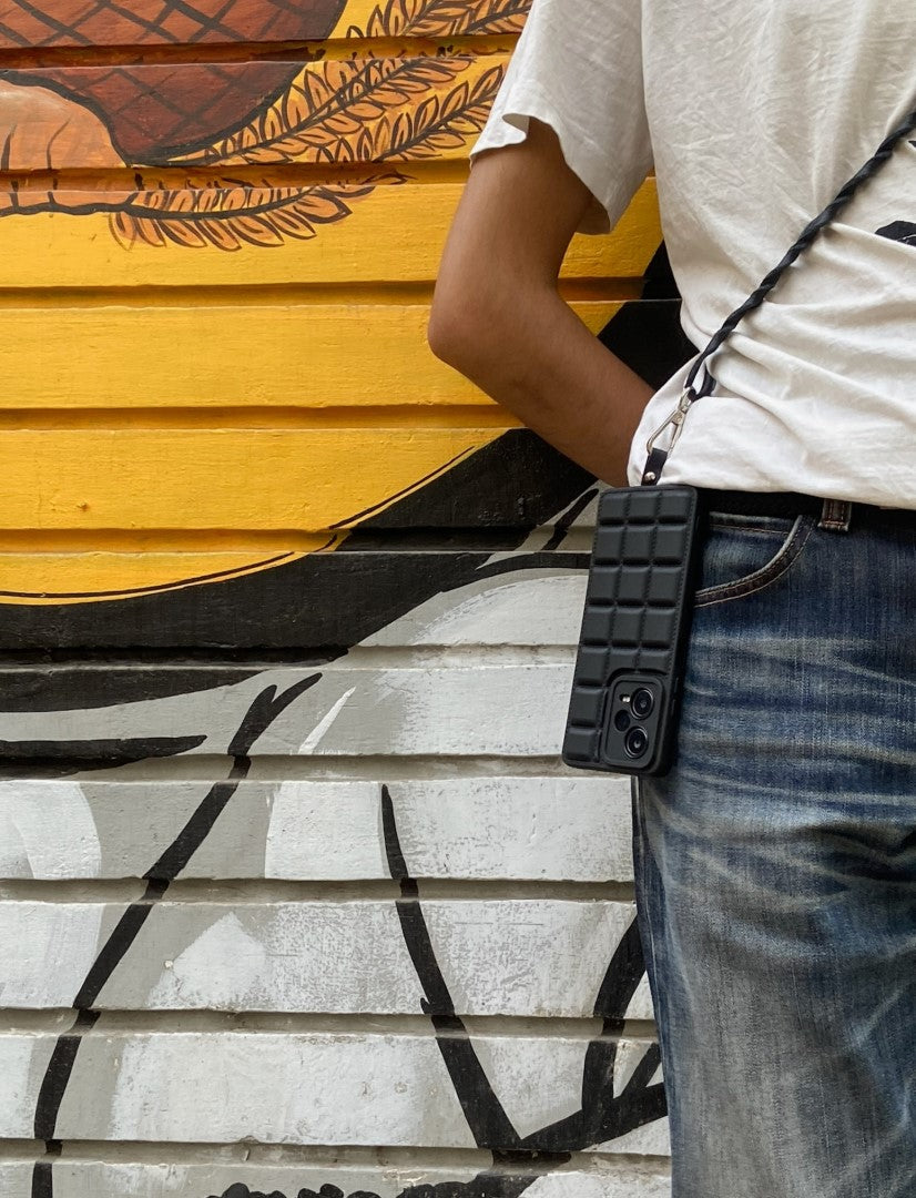 Kin Phone Lanyard in Black - Econock