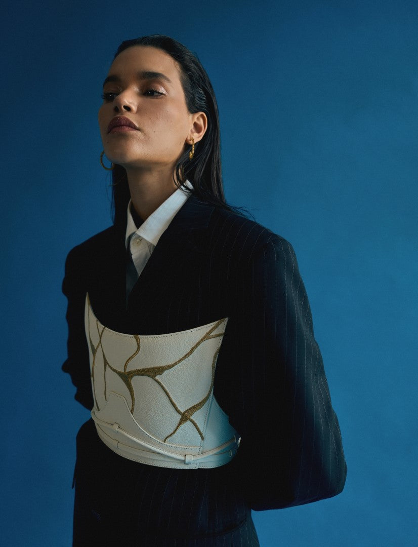 Eva Corset in Ivory - Econock