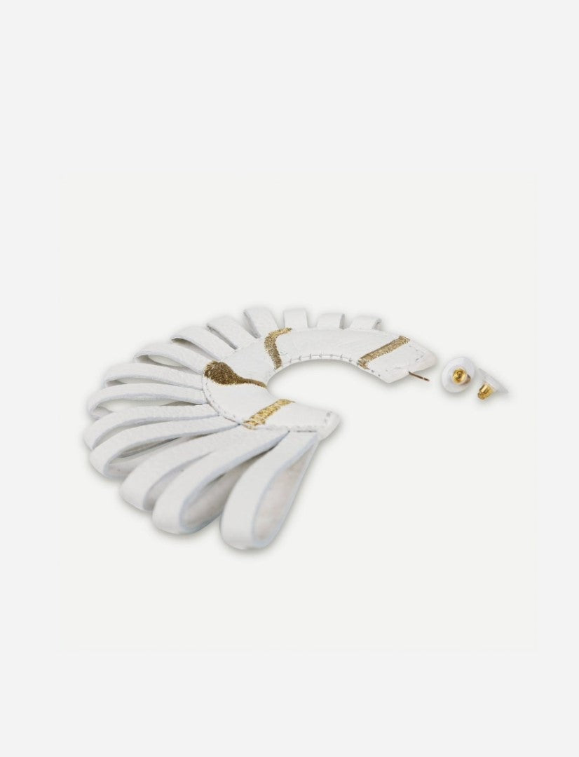 Marina Hoops in Ivory - Econock