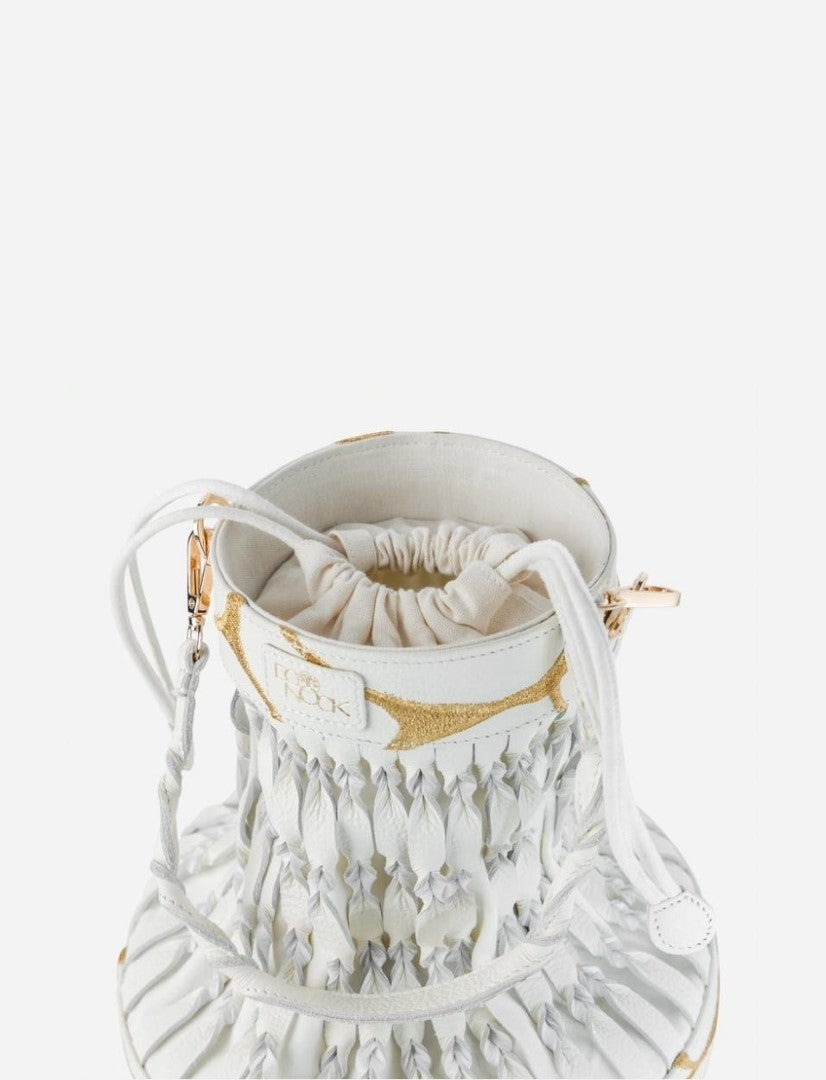 Motoyo Bucket Bag in Ivory - Econock