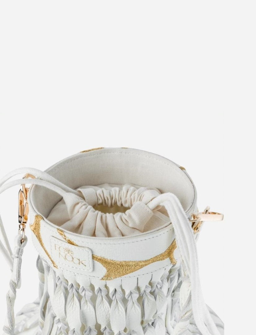 Motoyo Bucket Bag in Ivory - Econock