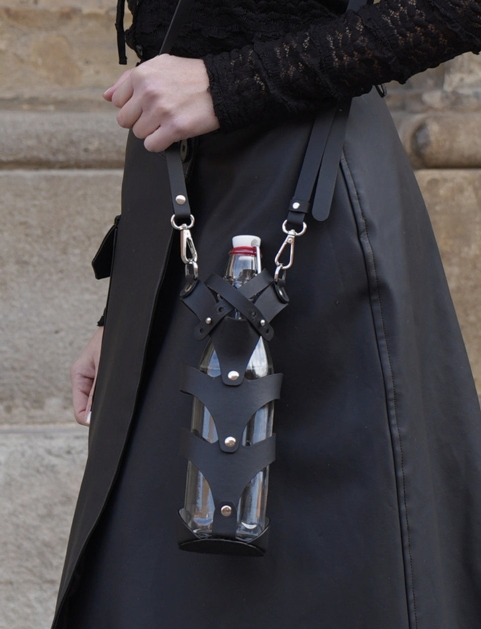 Shorai Armure Leather Bottle Case