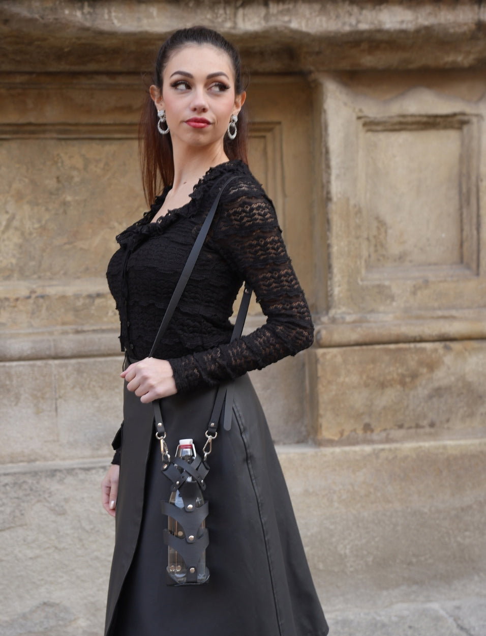 Shorai Armure Leather Bottle Case