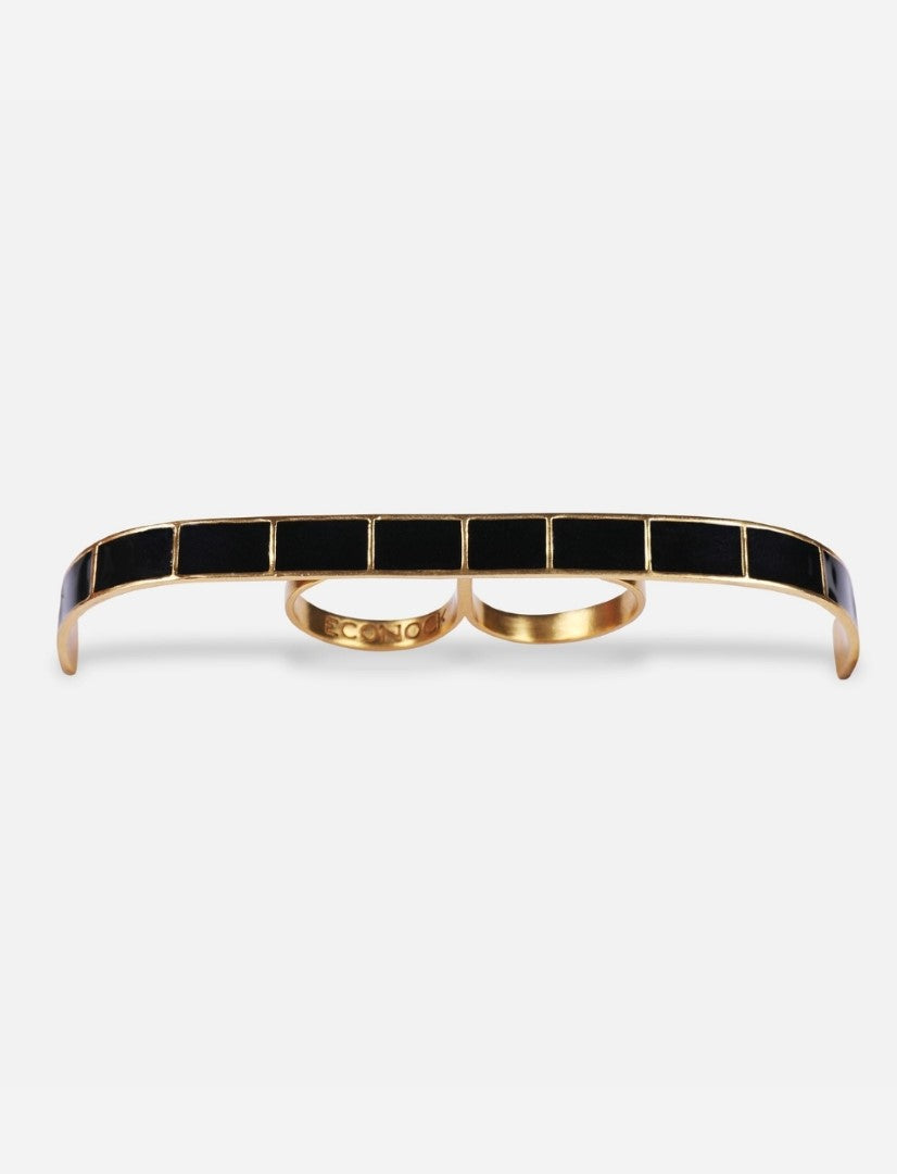Gemini Sun Ring in Gold