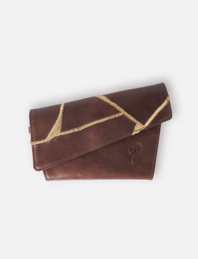 Seiki Trifold Wallet in Tan