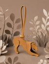 Leather Dog Charm