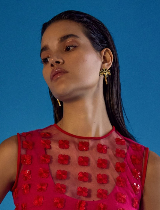 August Earrings in Gold