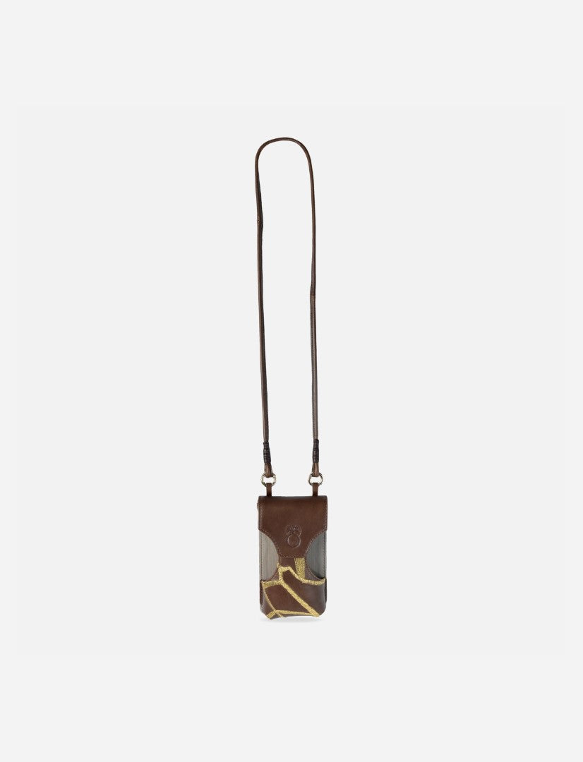 Rene Phone Sling in Tan