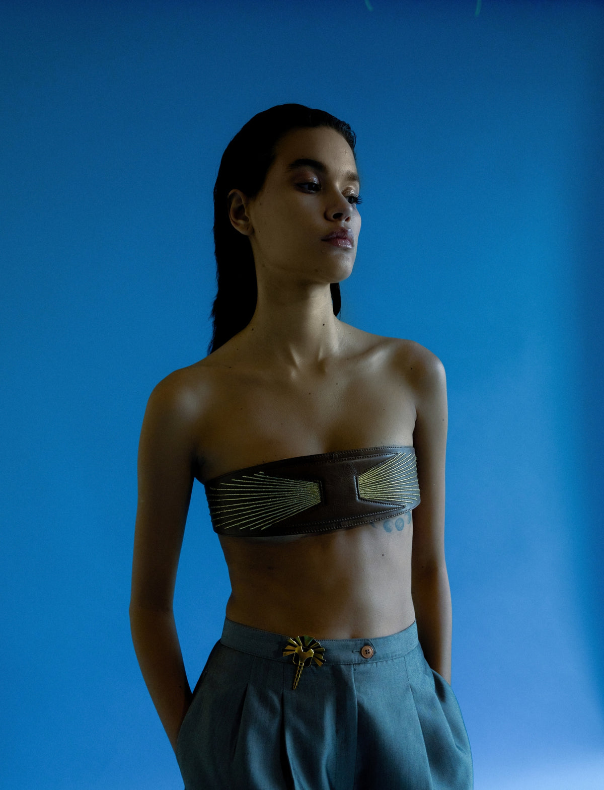 Urumi Waistbelt in Tan