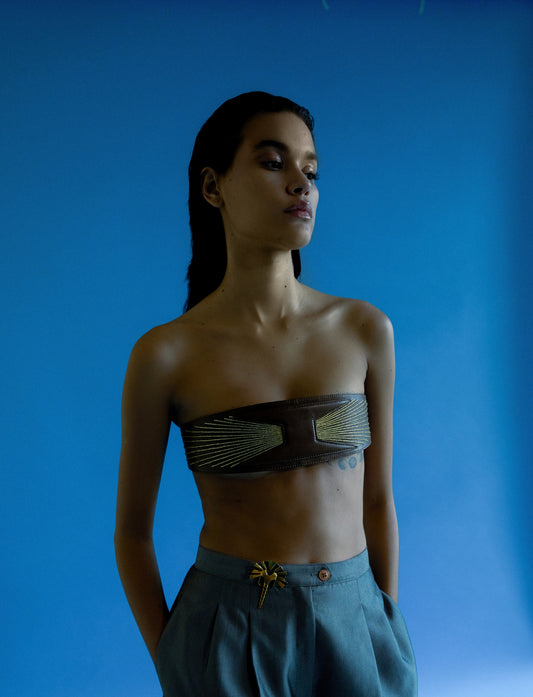 Urumi Waistbelt in Tan