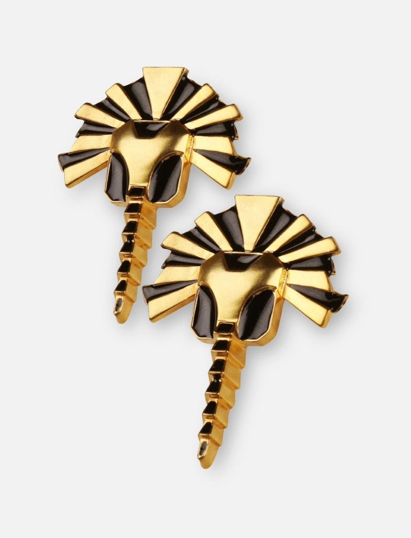 August Earrings in Gold