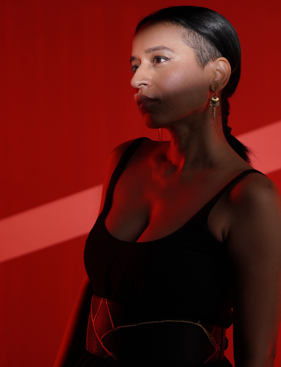 Tillotama Shome in Black Maeve Waistbelt