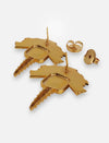 August Earrings in Gold