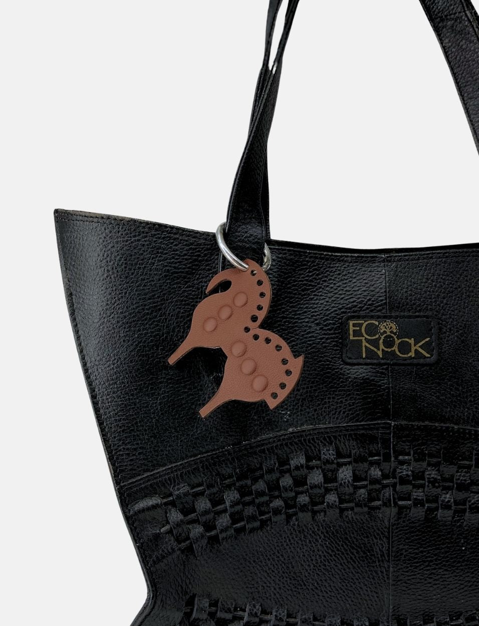 Horse Leather Bag Charm Econock