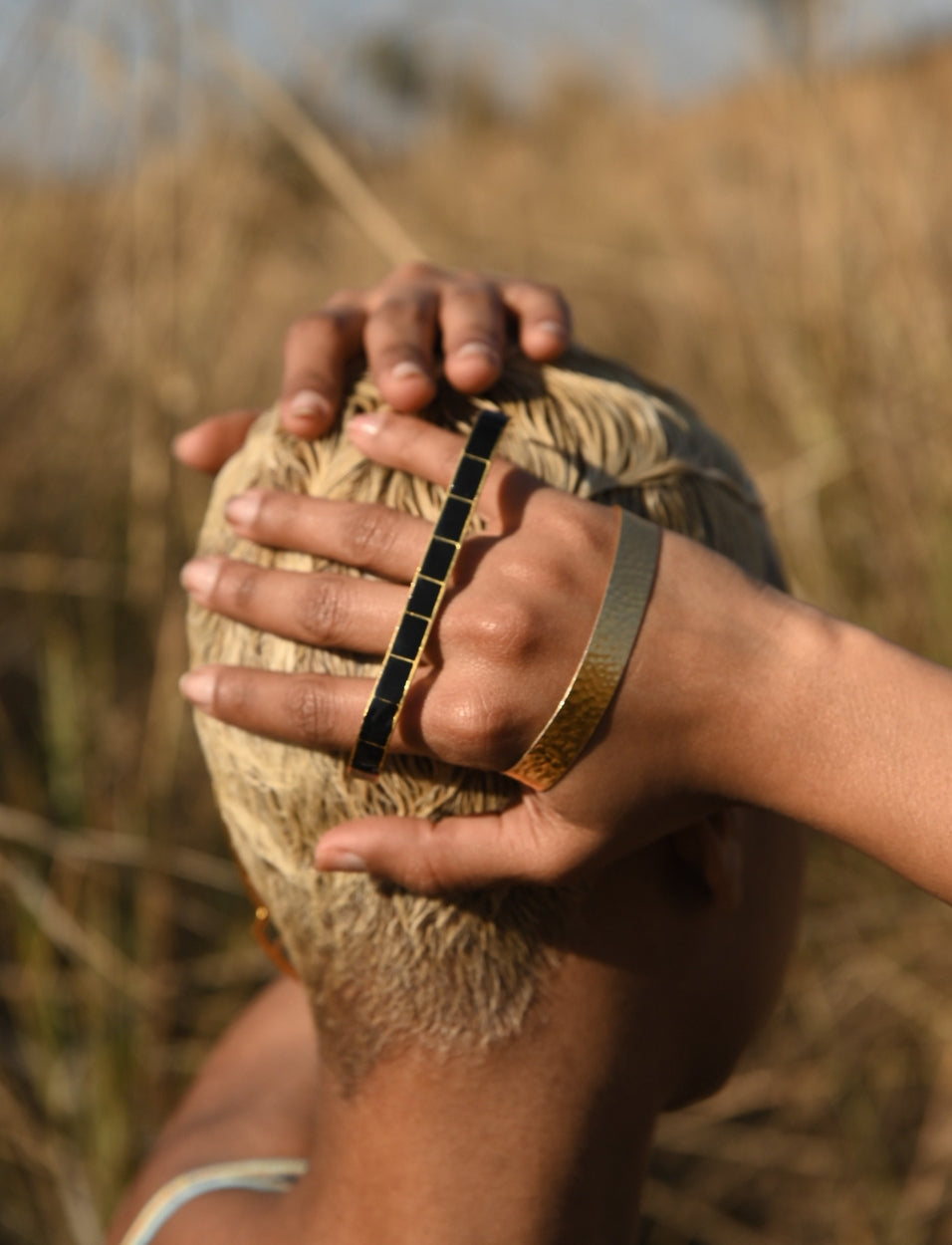 Gemini Sun Ring in Gold
