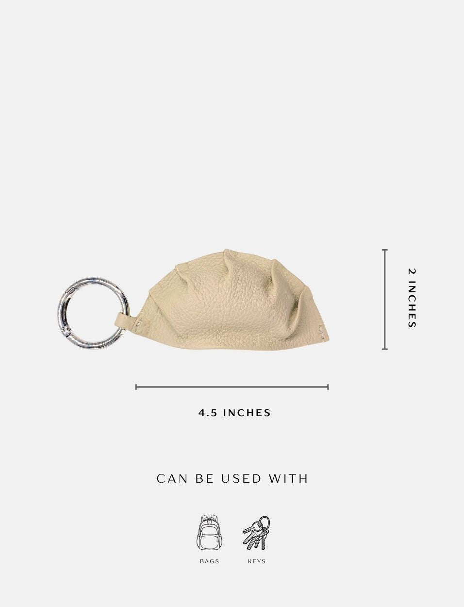 Gyoza Bag Leather Charm 