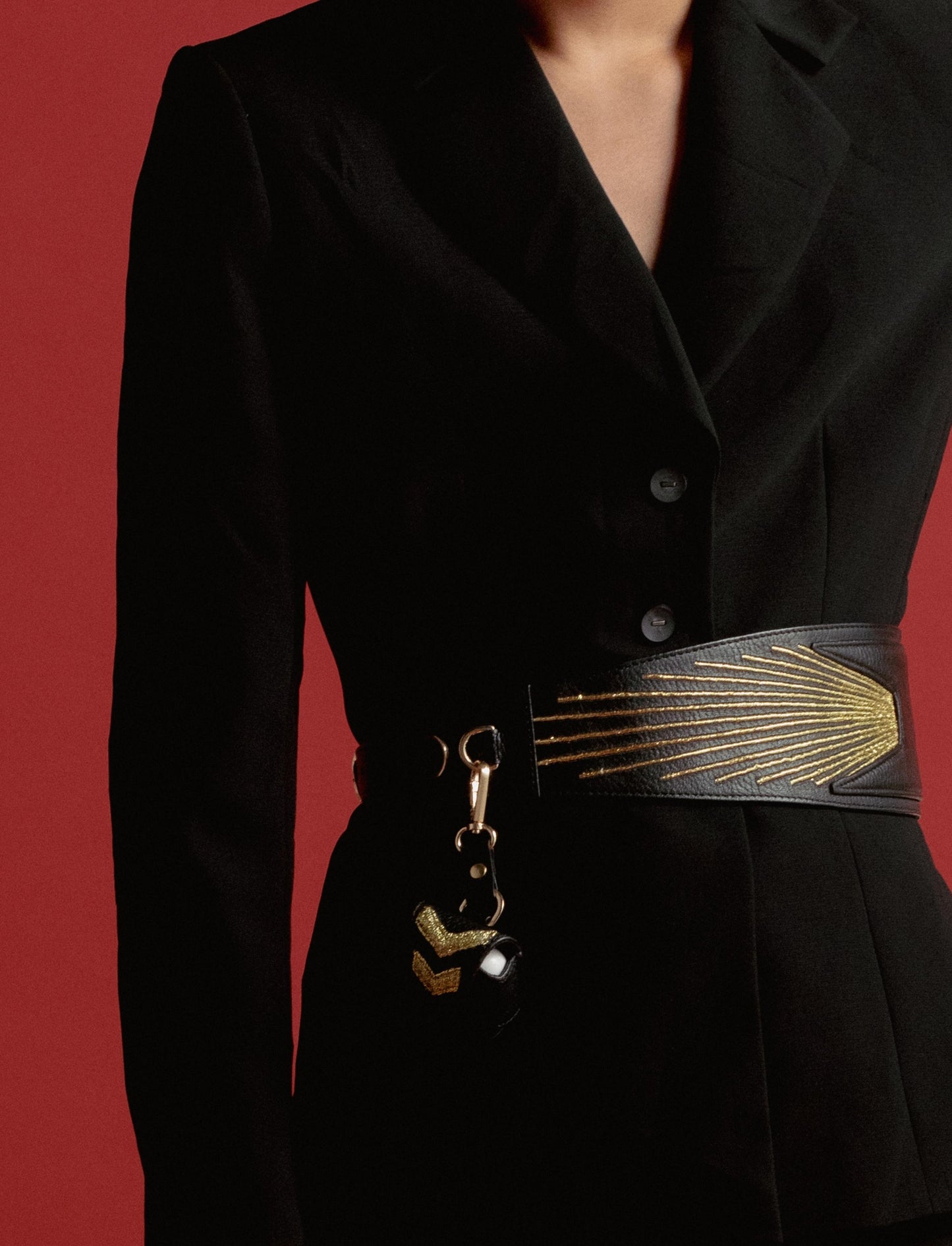 Urumi Waistbelt in Black