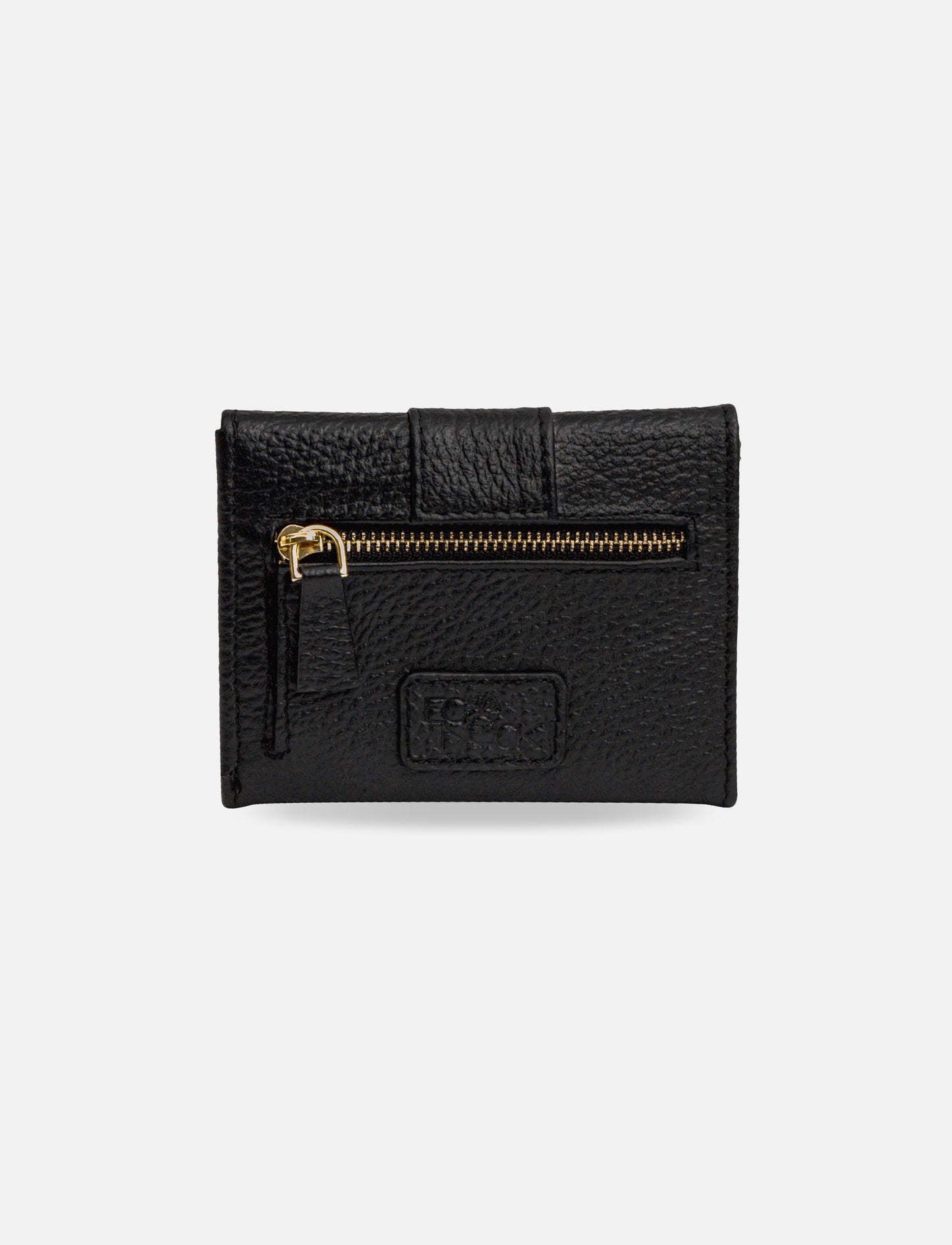 Sai Embroidered Leather Mini Wallet